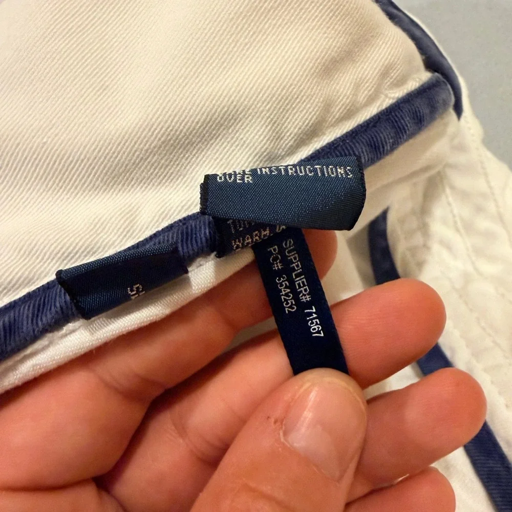 Polo Ralph Lauren Mens White Cotton Cargo Shorts Size 40 Classic Utility Preppy
